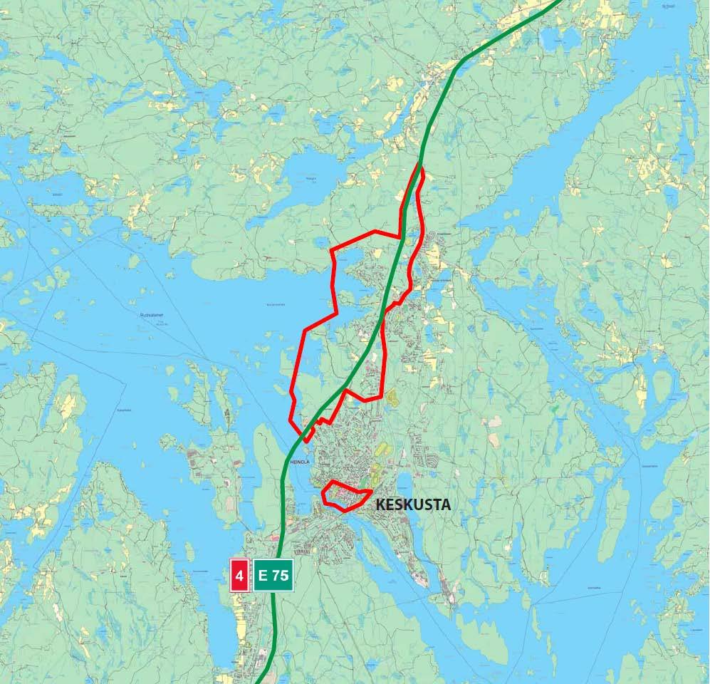 Heinola Laajalahti Kouvolantie osayleiskaava