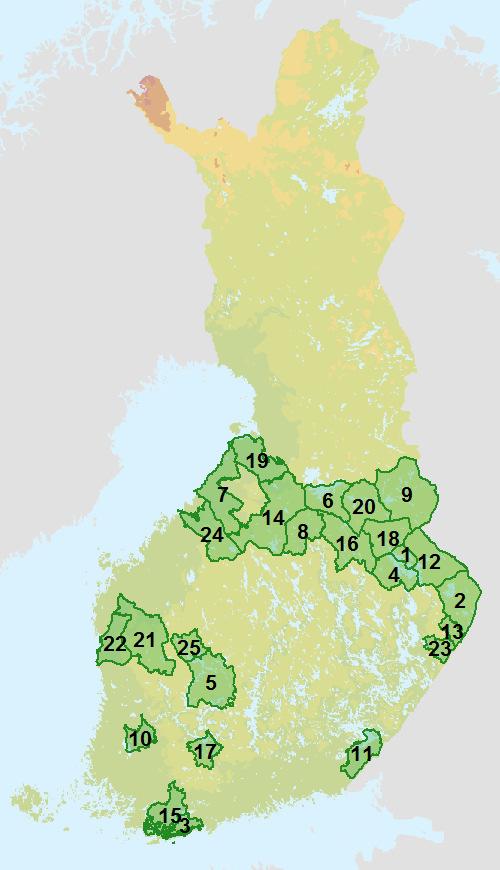 Reviiriyhteistyöryhmät Paikallisilla halukkuus olla suunnittelemassa ja toteuttamassa suteen liittyviä toimenpiteitä paikallista vaikuttamista