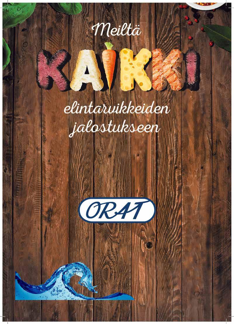 Orat Oy palvelee elintarviketeollisuuua - lihanjalostus-, valmisruoka-, kala-,