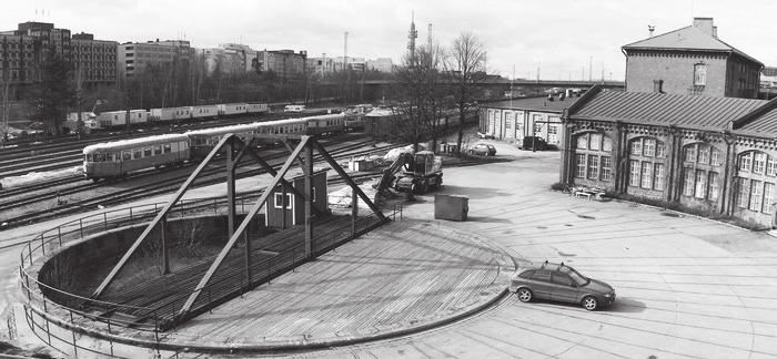Helsinkiin. Veturitallialue rakentui useassa eri vaiheessa ollen laajimmillaan 1950-luvulla.
