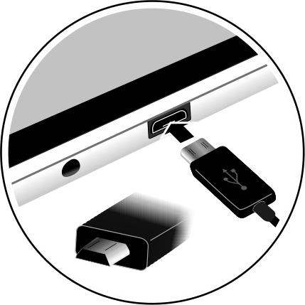 suuntaan. Liitä USB-johdon suuri liitin verkkolaitteen USB-liitäntään 4.