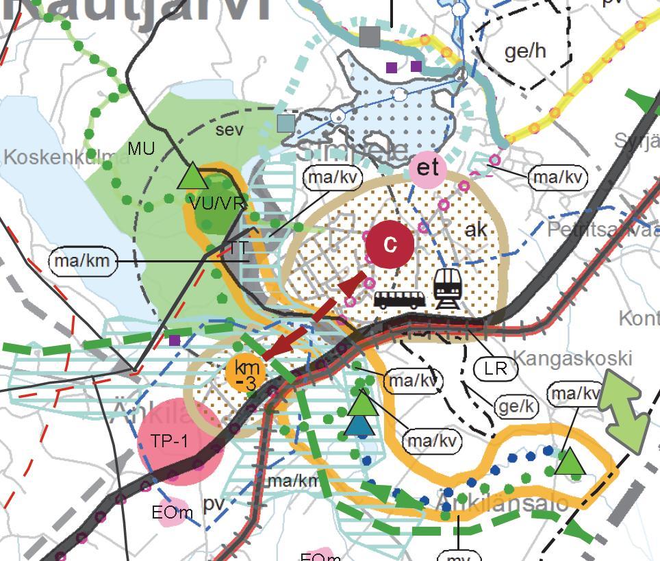 4. SUUNNITTELUN LÄHTÖKOHDAT 4.1 Suunnittelualueen nykytila Suunnittelualueen pohjoisosassa sijaitsee Konkalammen hiihto- ja laskettelukeskus, kaksi ampumarata-aluetta sekä metsätalousalueita.