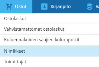 Voit muuttaa jo laadittuja laskuja valitsemalla ko. laskun rivin laskulistalta (Myynnit/ Myyntilaskut) ja painamalla Muuta-painiketta. Muista tallentaa lasku tehtyäsi tarvittavat muutokset.