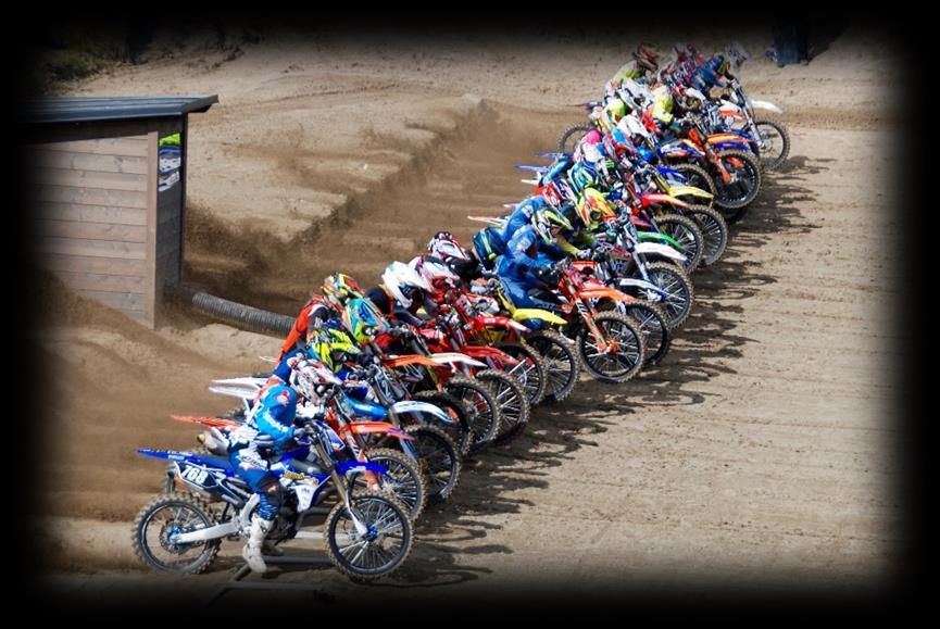PN Motocross-kausi 2019 Muutokset sääntöihin kaudelle 2019: Moottoripyörien koko luokittain: MX1 MX2 MXSX (supercross) MXJ (nuoret) MXB MXV (veteraanit) MX125 MXC (MXC/B, MXC/A) MX65 MX50 MXD