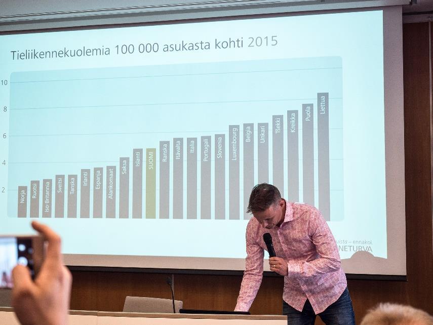 3 (10) Liikenneturvan seminaari: Turvallisuus ja motoristin tulevaisuus puntarissa Liikenneturva järjesti 15.
