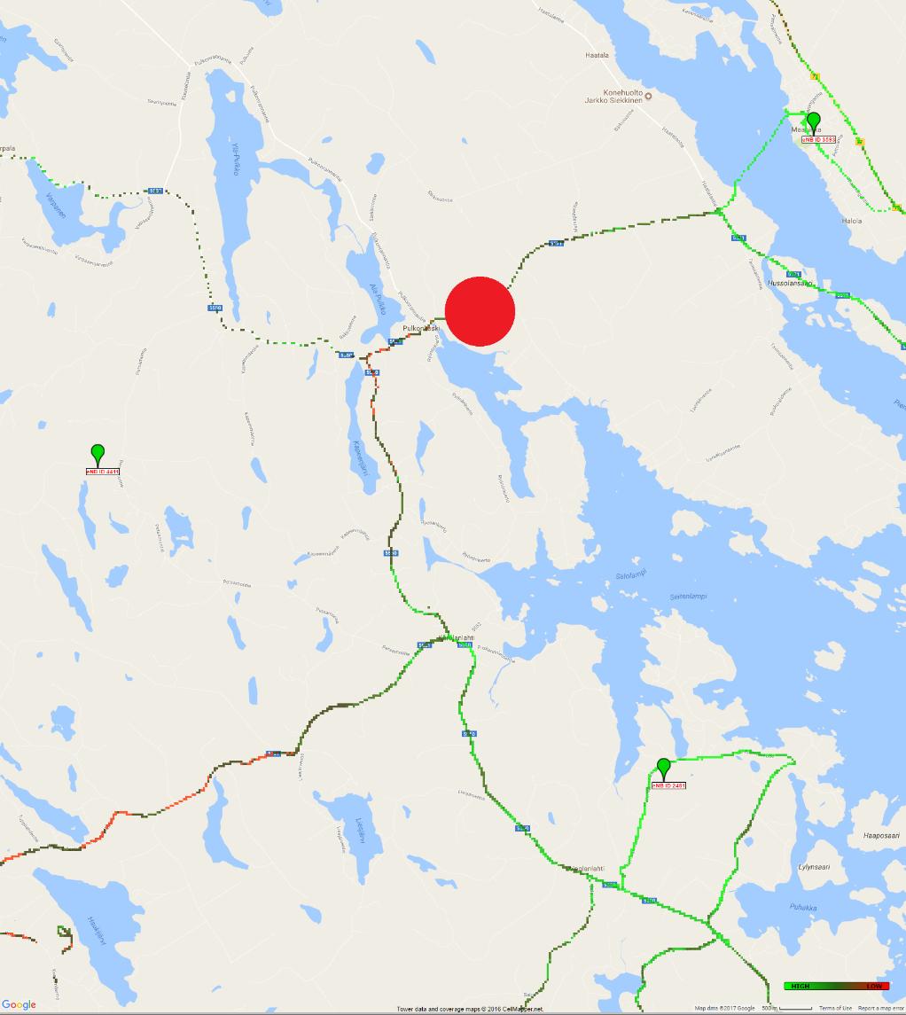 5 3. YHTEYDEN MITTAAMINEN ERI ANTENNEILLA Luvussa käydään läpi työn kokeellinen osuus.