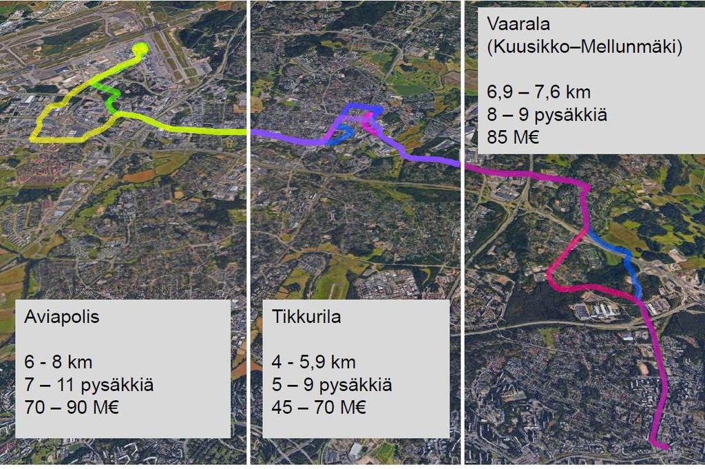 Luomme nopeat joukkoliikenteen yhteydet seudun keskuksien ja solmukohtien välille Missä olemme nyt Joukkoliikenteen matka-ajat kaksinkertaisia henkilöautoon verrattuna Vähän