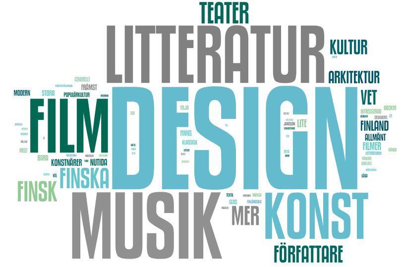 Spontaanisti kulttuurista KYSYMYS: Mistä kulttuuriin (kirjallisuus, elokuva, musiikki, teatteri, muotoilu, kuvataide)