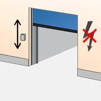 1.5.4.5 Valot Tavallisesti toimivat vilkkuvalot Tavallisesti toimivat vilkkuvalot, jotka varoittavat ennen kuin ovi sulkeutuu ja avautuu.