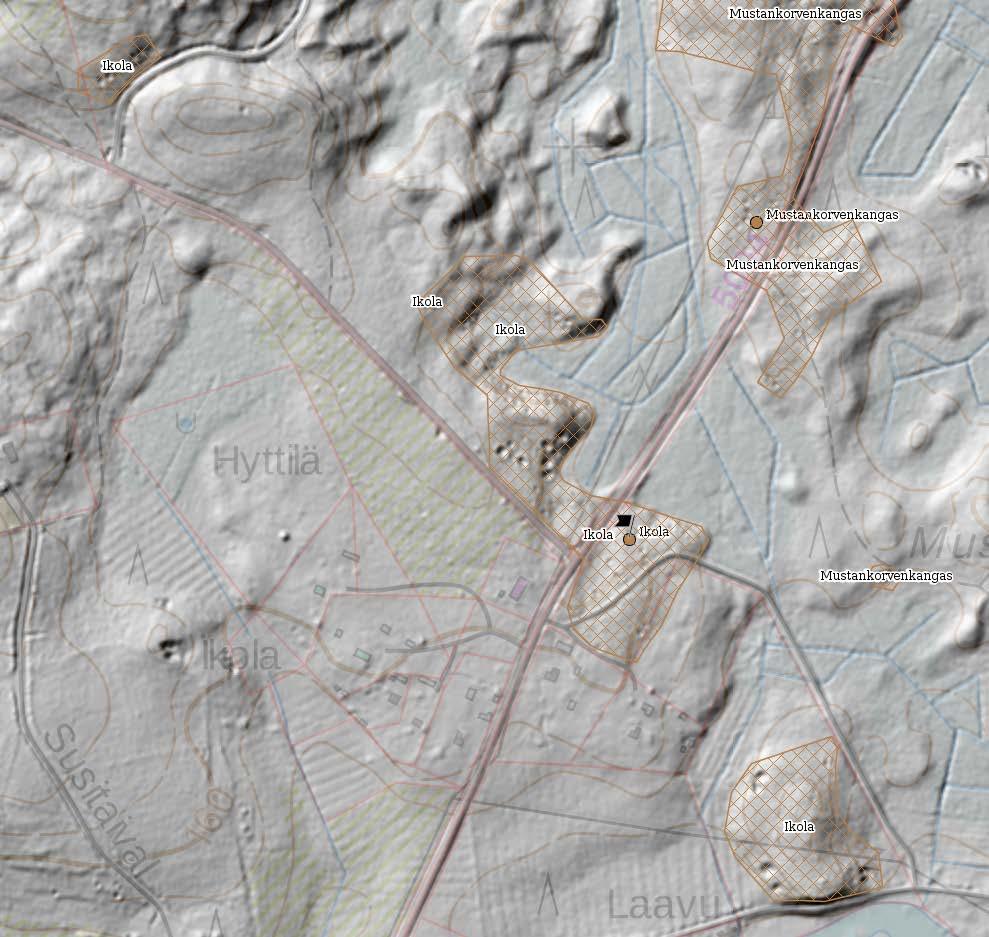 10 1000031115 Ikola Uusi kohde. Rajattu 7.8.2017. Kohde on tarkastettu maastossa osittain 30.8.2017. 1000031231 Ilajan Ruukinpohja Uusi kohde.