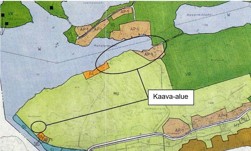 Nosto Consulting Oy 14 (27) 2.2. Suunnittelutilanne Maakuntakaava Yleiskaava Ympäristöministeriö on vahvistanut 20.3.