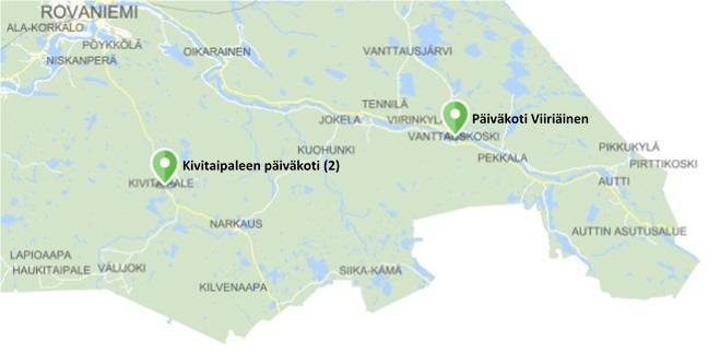 28 (63) Taulukko 25. Varhaiskasvatuspalvelut Ranuantien suunnalla Kuvio 17.