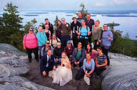 Tapaaminen järjestettiin toistamiseen Koli Royalin hienoissa Kuningas- ja Kuningatar-huviloissa, joihin tällä kertaa tapaamiseen osallistuneet 24 henkilöä majoittuivat varsin mukavasti.