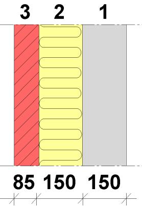 Diffuusioesimerkki Diffuusio, esimerkki 1 Betoni K30 n = 0,2 10-6 m 2 /s 2 Mineraalivilla n = 20 10-6 m 2 /s 3 Tiilimuuri n = 3 10-6 m 2 /s Kosteusvirran tiheys g 3 (0,0097 0,00193) kg/ m 0,15 0,15