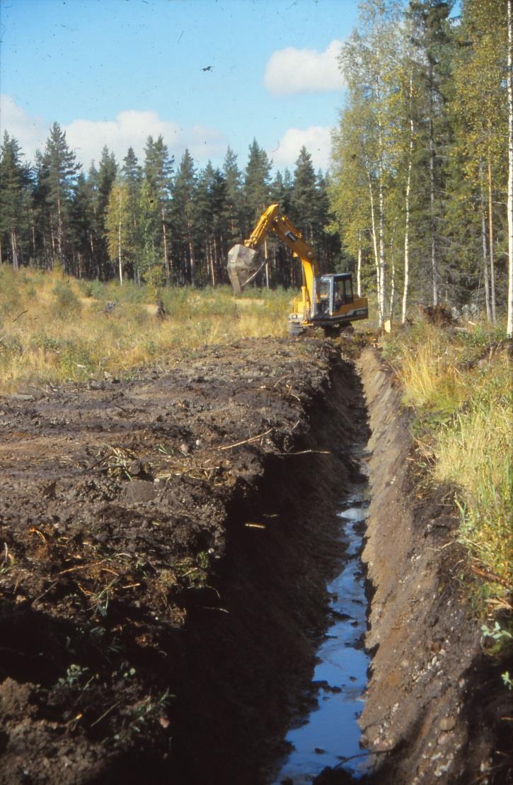 Piennartiet Kulkuyhteyksiä parannetaan rakentamalla piennarteitä ojan varteen ja mieluiten kivennäismaasta, jolloin ne ovat kantavampia