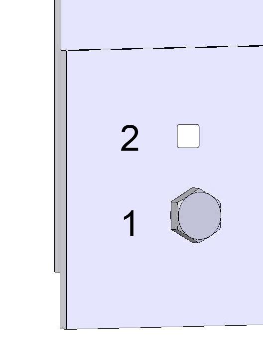 Terän säätäminen Justering av plogens skär Justering av skjær Terän pituus rungosta mitattuna, pitäisi olla 15mm - 45mm, kun terä ulkonee alle 15mm (kuva 2) niin se pitää säätää.