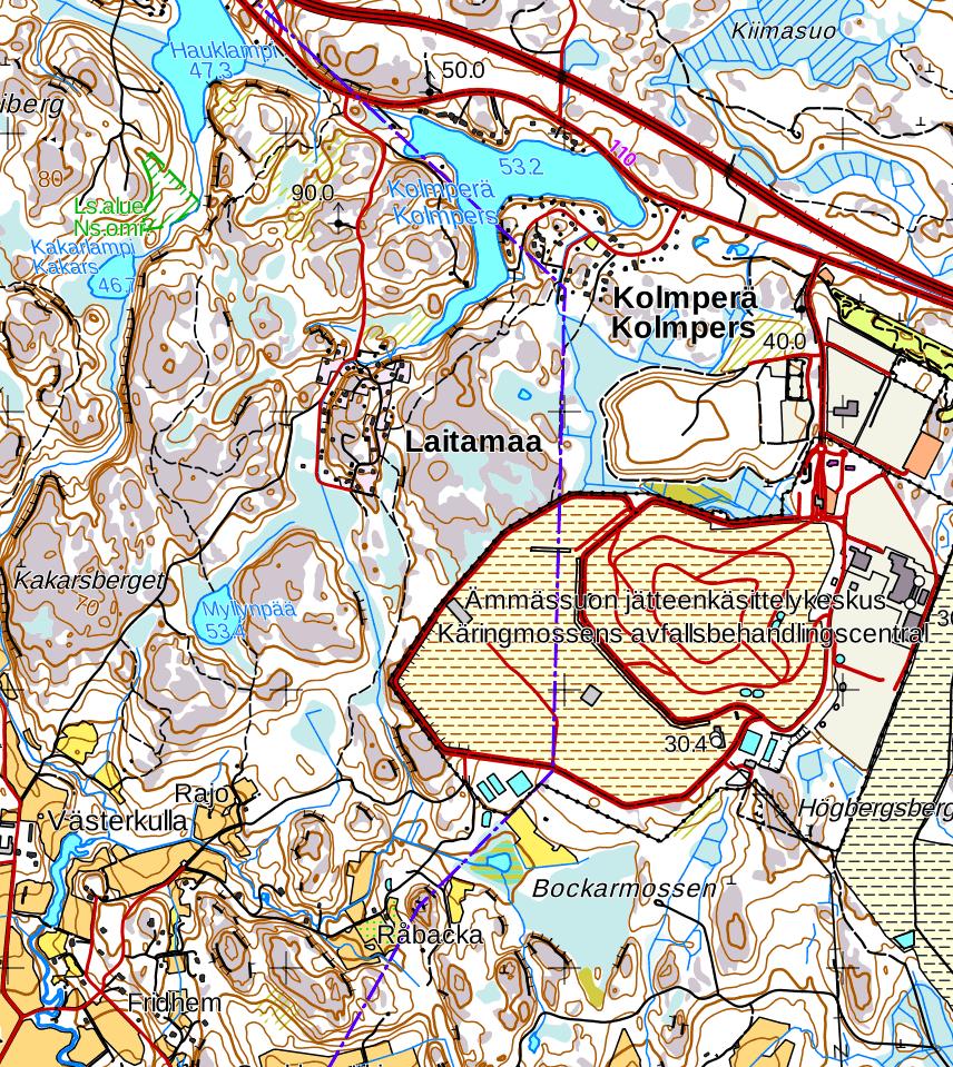 Ämmässuon jätteenkäsittelykeskuksen melumittaus 11.12.2017 5.1.2018 3 (5) 2.