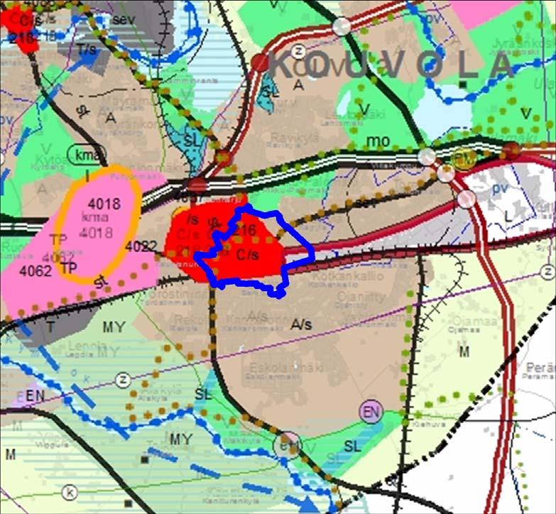 Kymenlaakson energiamaakuntakaavassa, joka on vahvistettu Ympäristöministeriössä 10.4.