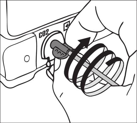 Älä käytä liikaa voimaa. 3 Valvonta 4 Varmista, että CO2-alue näkyy näytöllä. EtCO2-monitori suorittaa automaattisen nollauksen osana alustukseen kuuluvaa itsetestiä.