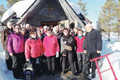Elyn lapinmatkalla Helena Saarenpää Himangalta oli mukana Satu Kivisaaren johtamalla ELYn lapinmatkalla huhtikuussa. Keväiset lapinmatkat ovat kuuluneet Helenan ohjelmaan vuosikymmenien ajan.