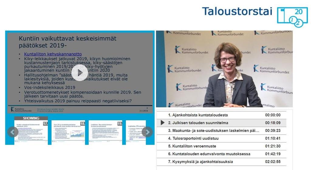 Sanna Lehtonen. Uusi sukupolvi, uusi tapa palvella asiakkaita Idea Taloustorstaihin lähti liikkeelle, kun aloimme miettiä aiemmin tehdyn Kuntataloustiedotteen eli pdfmuotoisen julkaisun kohtaloa.