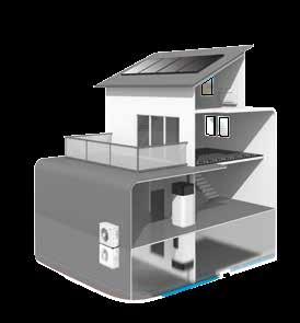ROTEX ilma-vesilämpöpumppu Vahva järjestelmäratkaisu: lämpöpumppu ja aurinkoenergian talteenotto Erinomaiset pakettiluokitukset Aurinkokeräinjärjestelmän