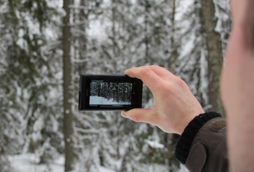 voit keskeyttää näytteenoton huoletta, mikäli havaitset, että näkyvyys tai paikka on huono.