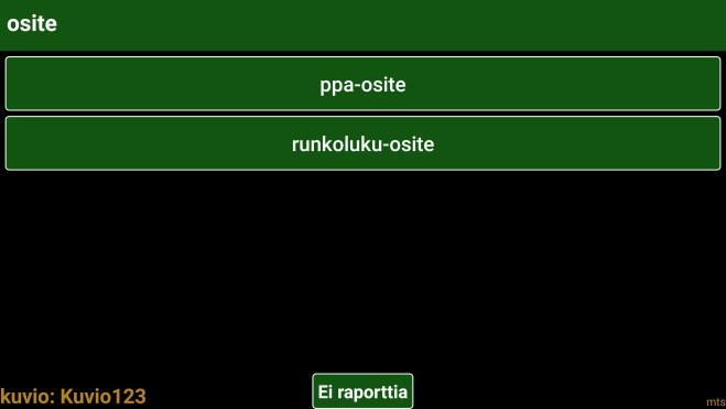 Kaikki otetut kuvat ja syötetyt tiedot tallentuvat automaattisesti aktiiviselle kuviolle. 6.