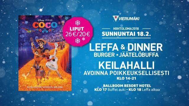00 La 24.2. klo 18.00-21.00 Liput 26 /20, elokuva K12. Ballroom. Burger- ja jäätelöbuffa avautuu klo 18, elokuva alkaa klo 19.