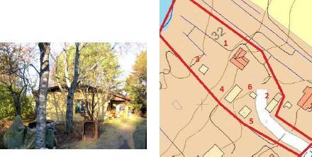 211-407-0001-0025 Pihapiiri sijaitsee Kylä-Aakkulantien ja Aukeentien kulmauksessa.