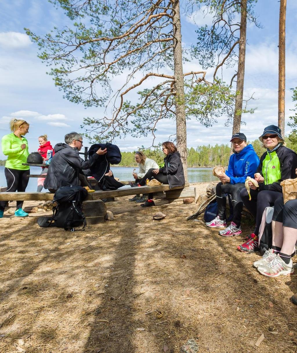 Esimerkkejä yhteistyöstä, joita ideoitu Polku luontoon -tilaisuuksissa Luontoliikuntaillat, joissa toimijoihin ja toimintaan tutustuminen, palveluiden esittely, tiedon ja osaamisen luonteva jakaminen.