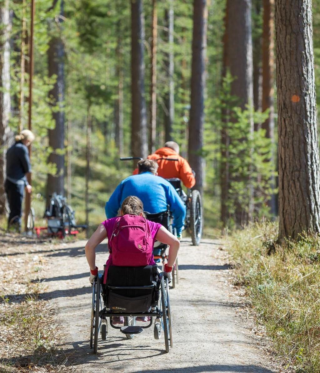 Polku luontoon päivät 2018 Jyväskylässä 11.4., Liminganlahdella 25.4., Punkaharjulla 9.5., Kaarinan Kuusistossa 29.8. Lisäksi hanke osana valtakunnallista SoveLin koordinoimaa soveltavan luontoliikunnan foorumia Suomen luontokeskus Haltiassa syyskuussa 15.