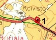 kymmeneksi metriksi. Ote vuoden 1959 peruskartasta.
