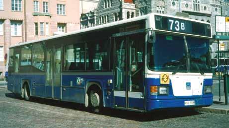 HKL 9519 Itäkeskuksessa 1.1.1996.