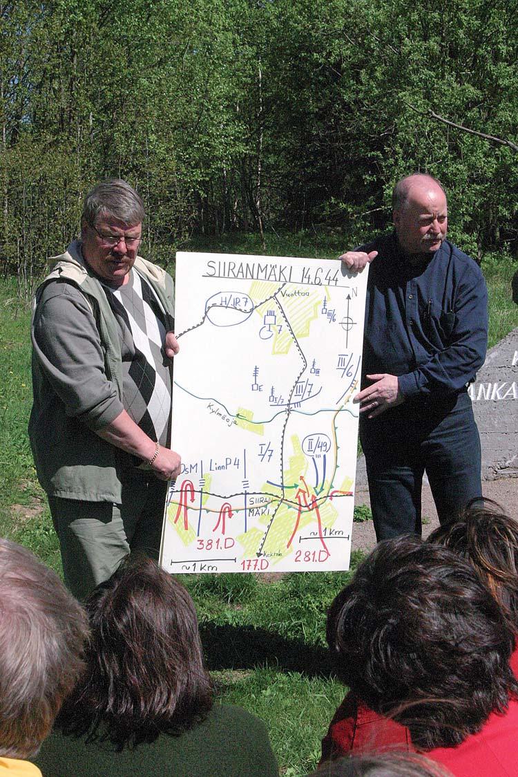 Torjuntaan kyetään Siiranmäessa LC Orimattila/Viljamaan 40-vuotishistoriikki Pääaseman murtumisen jälkeen Valkeasaaressa kenrm Martolan 2.