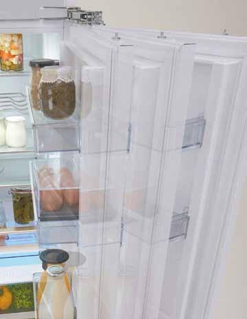 Älykäs järjestelmä osaa ennakoida, milloin jääkaapin ovea avataan erityisen usein ja laskee automaattisesti lämpötilaa tänä aikana ruoan lämpenemisen estämiseksi.