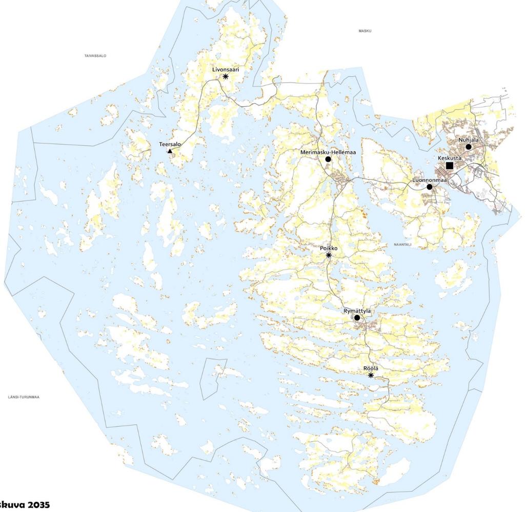 III NAANTALIN MAANKÄYTÖN KEHITYSKUVA 20