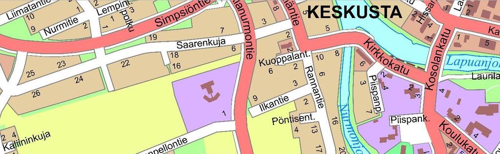 ILKANPELLON ASUNTOALUE Asemakaavalla muodostuu korttelit