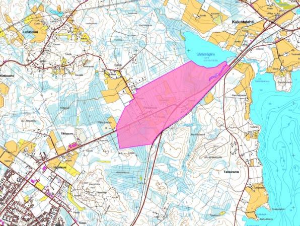 välissä sijaitsee noin 1,3 ha kokoinen Pärsänlampi. Suunnittelualueen maista noin 80 % on yksityisten ja loput noin 20 % Kajaanin kaupungin omistuksessa. Asukkaita alueella on noin 260.