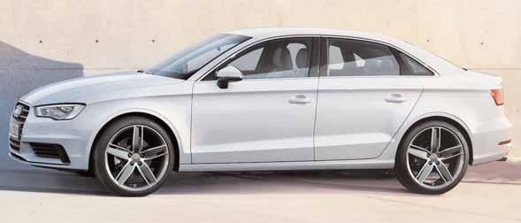 . 1. 2014 Audi A3 sedan 1,4 TFSI Elegantný kompaktný sedan PÄTNÁSŤ CENTIMETROV NAVYŠE A3 sedan vyrástol na predĺženom podvozku modelu Sportback.