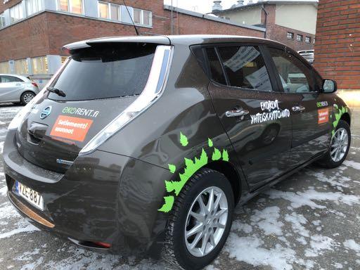 YHTEISKÄYTTÖAUTO ASUMISEN PALVELUNA SÄHKÖAUTO ODOTTAA UUSIA ASUKKAITA (5-12 euroa/h) Lisätietoa: Malmin