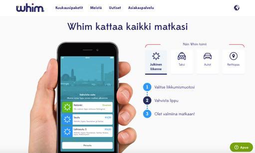 LIIKKUMINEN PALVELUNA MOBILITY AS A SERVICE EI