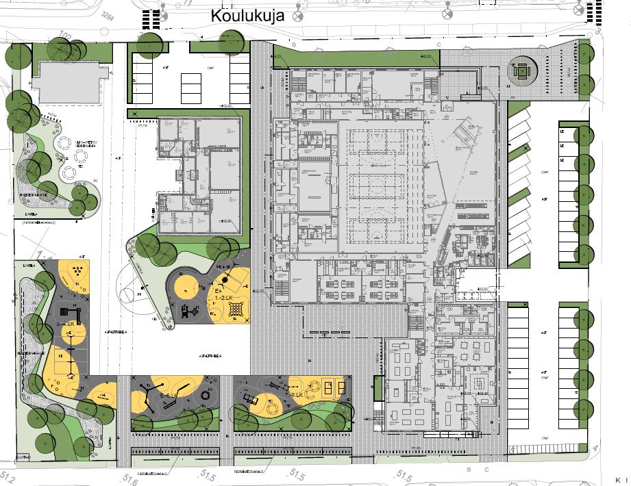 Kinnarin uusi yhtenäiskoulu Osoite Koululuja 3, 04430 Järvenpää