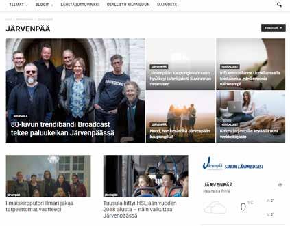 kaikilla älypuhelimilla. Lisäksi lehdillä on omat verkkolehdet ja Facebook-ryhmät. Lisätietoja verkkonäkyvyydestä löydät (tietysti) verkosta www.letterbox.