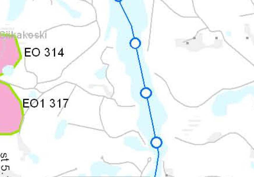 Ote maakuntakaavasta on alla. Varmavirran alueella on voimassa Saimaa Siikajärven alueen rantaosayleiskaava.