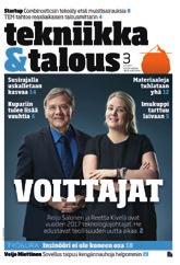 TEKNIIKKA&TALOUS Tekniikan koulutetut ammattilaiset ja asiantuntijat TEKNIIKKA&TALOUS tarjoaa oivalluksia, näköaloja ja hyötytietoa teknologiasta ja sen vaikutuksista liiketoimintaan.