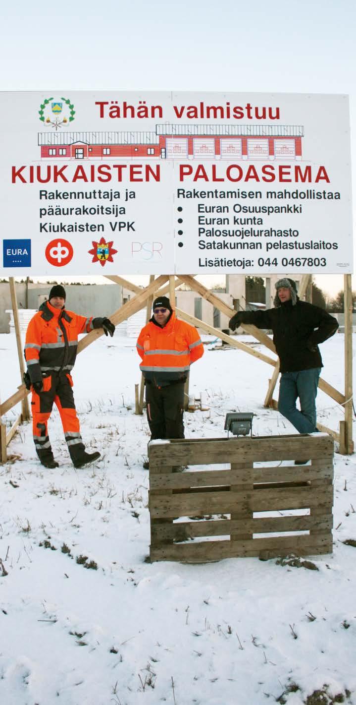 Kolme vuotta sitten Kiukaisten VPK päätti itse tehdä remonttia kunnan omistamalla paloasemalla. Teimme satoja tunteja talkootyötä ja sijoitimme kolmisekymmentätuhatta omaa rahaa remonttiin.