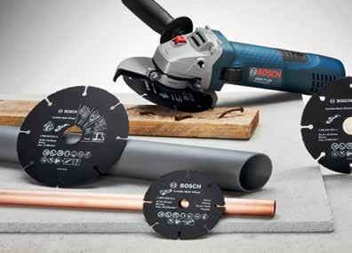 nro 2 608 623 013 Carbide-laikka Multi Wheel tekee kulmahiomakoneesta monitoimityökalun.