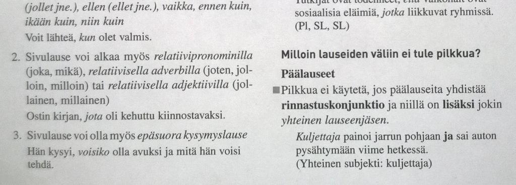 kertynyttä aineistoa ei