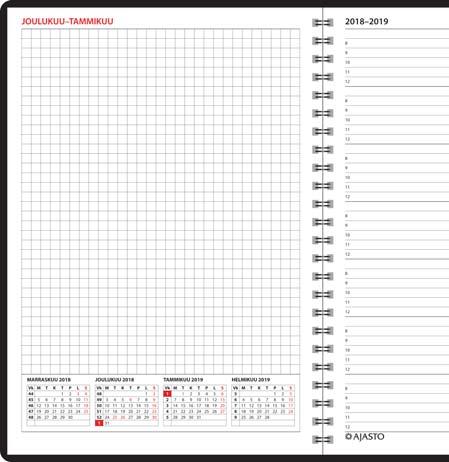 Pöytäkalenterit 17,50 UNIKA 2019 Kätevä käyttää ja seurata ajankulua kalenterin ollessa
